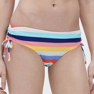 Gap Hipster XL Multi Color Striped Swim Bikini Bottom